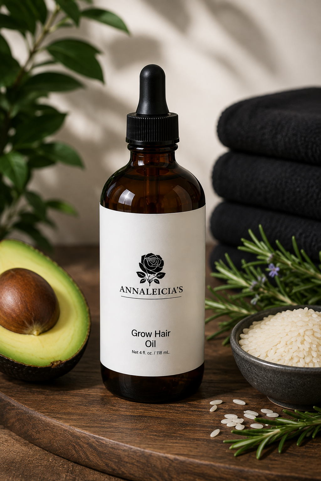 ROOTED – Rosemary Hair Growth & Scalp Oil | Avocado + Jojoba