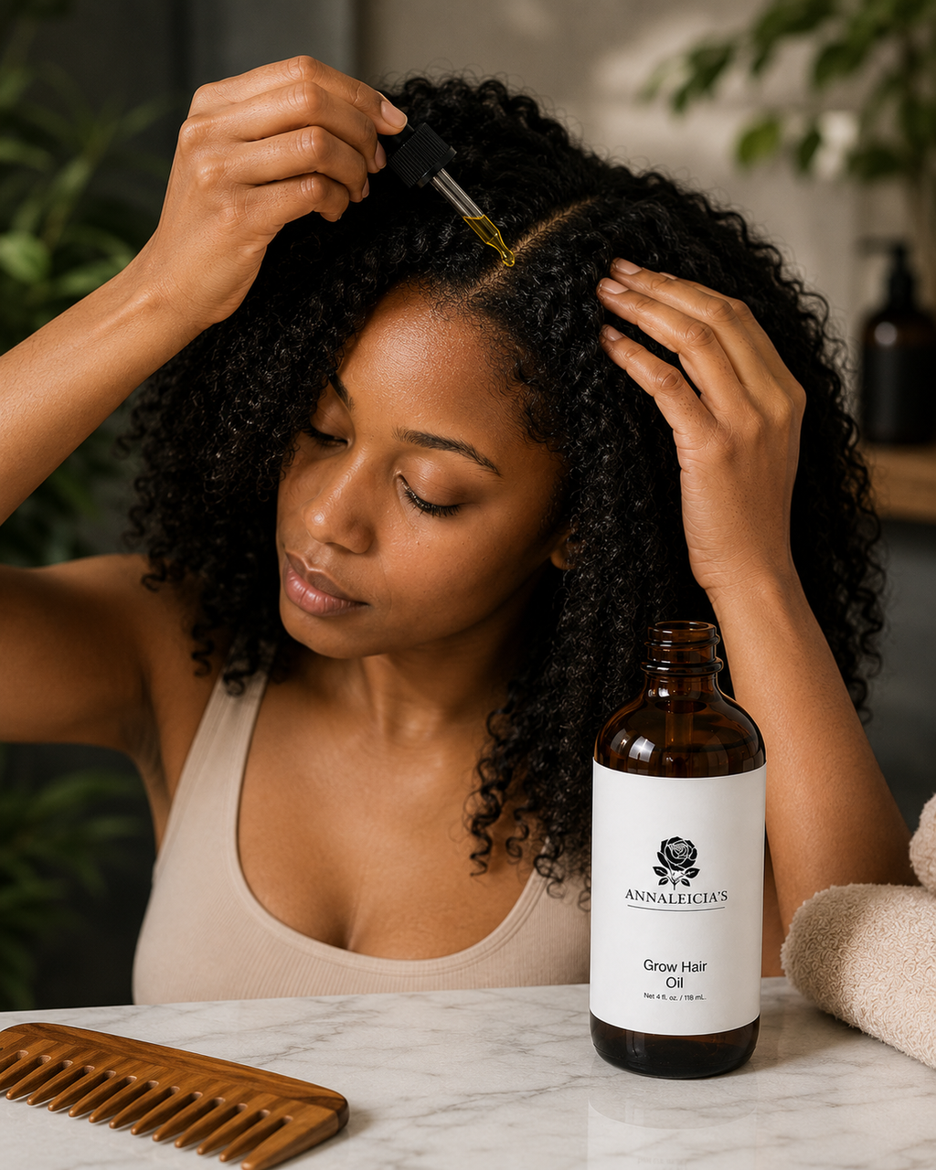 ROOTED – Rosemary Hair Growth & Scalp Oil | Avocado + Jojoba