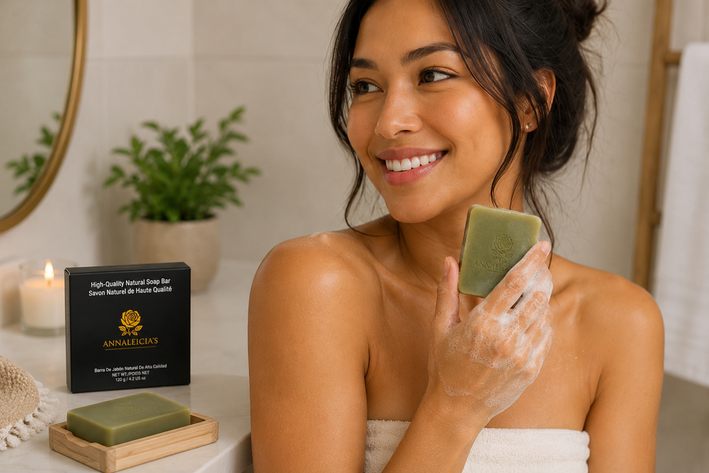 Aloe Natural Goat Milk Bar Soap – Moisturizing Face & Body Cleanser
